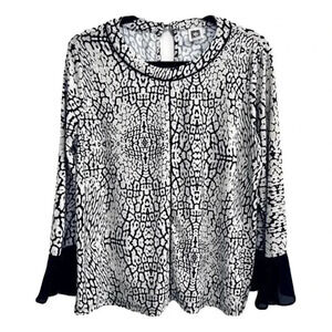 Anne Klein Animal Print Blouse